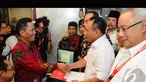 Tim pengacara Prabowo Subianto-Hatta Rajasa datangi Mahkamah Konstitusi (Liputan6.com/Andrian M Tunay)