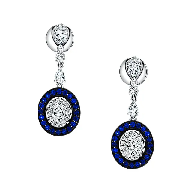 Perhiasan anting Azure Collection.