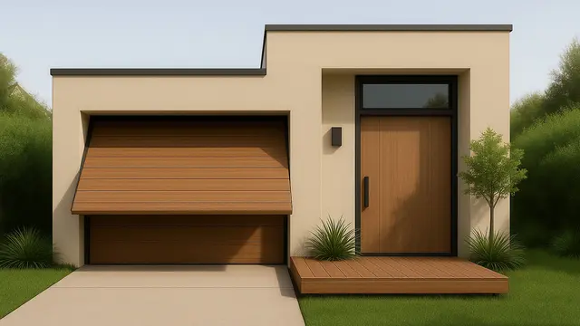 Model Rumah dengan Garasi Tersembunyi/via AI