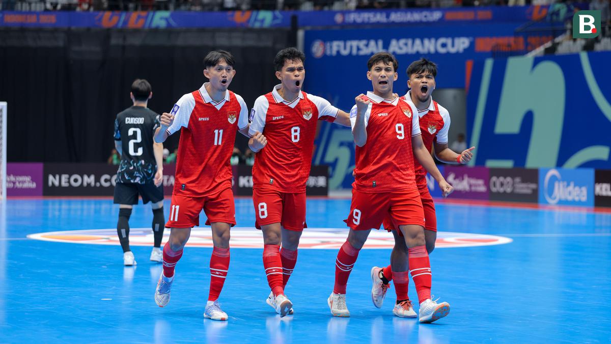 Link Live Streaming Timnas Futsal Indonesia Vs Kirgistan di Piala Asia Futsal 2026