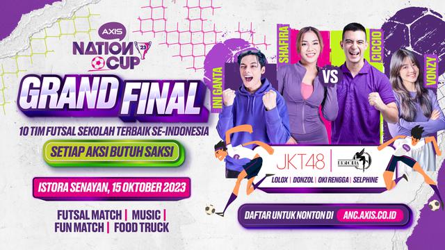 Saksikan AXIS Nation Cup 2023 Road to Grand Final di Istora Senayan dan Live Streaming di Vidio