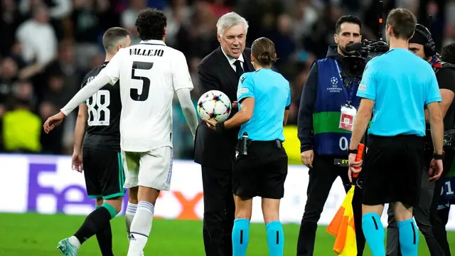 Pelatih Real Madrid, Carlo Ancelotti.
