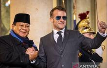 Prabowo dan Macron Perkuat Kerja Sama Indonesia Prancis, Bahas Isu Global di Paris