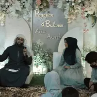 Pengajian 4 Bulanan Aurel Hermansyah (Youtube/AH)
