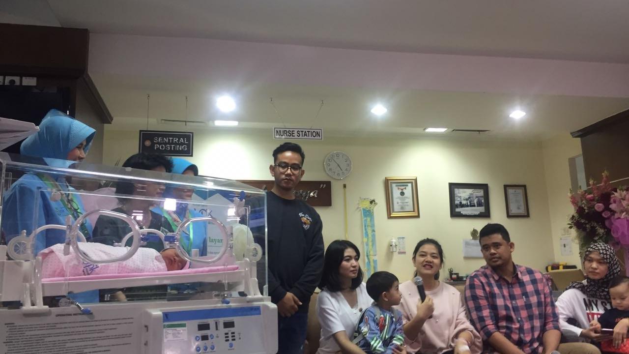 Putri Presiden Jokowi, Kahiyang Ayu mengumumkan nama putrinya