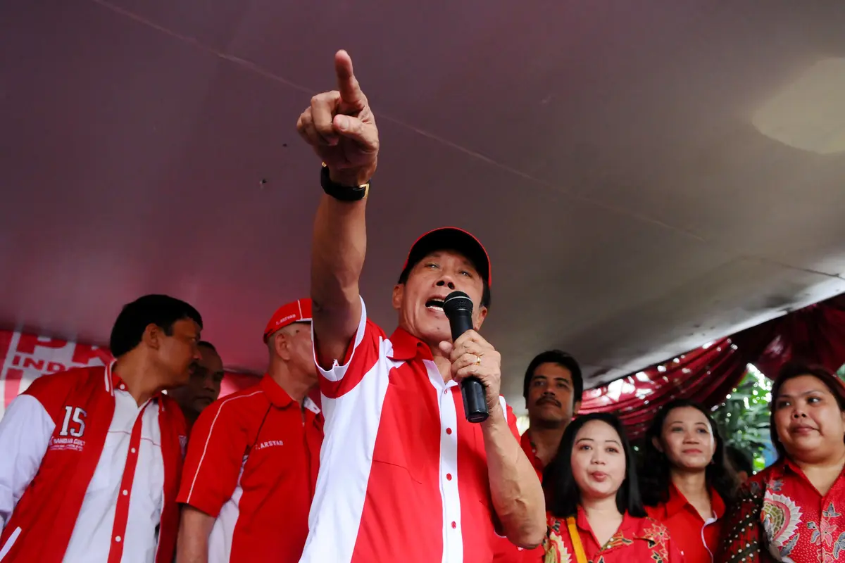 [FOTO] Kampanye Perdana PKPI, Sutiyoso Larang Golput
