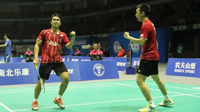Ganda putra Indonesia Hendra Setiawan/Mohammad Ahsan