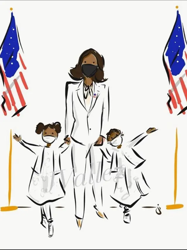 Kamala Harris dalam unggahan Krisdayanti. (Foto: Instagram @krisdayantilemos)