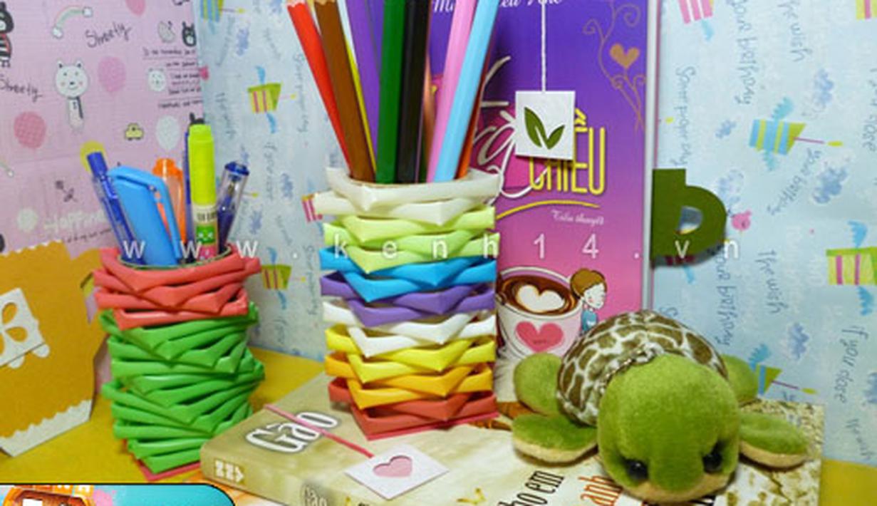 Cara Membuat Tempat Pensil Dari Gelas Plastik Sebuah Tempat