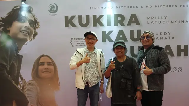 Coach Rheo usai menyaksikan film Kukira Kau Rumah (ist)