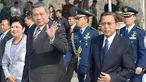 Presiden Susilo Bambang Yudhoyono dan wakil presiden Boediono hari ini melaksanakan sholat Idul Adha 1435 Hijriah.