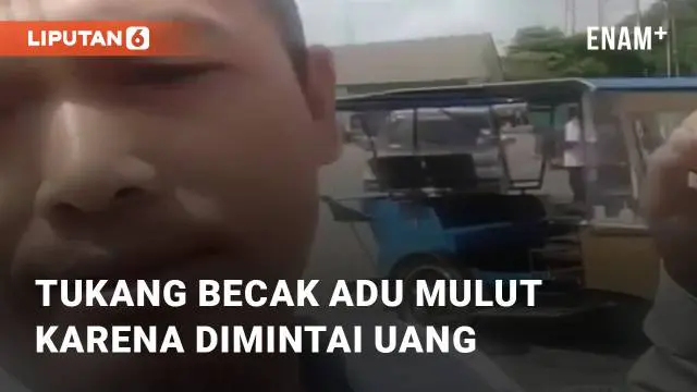Keributan antara tukang becak dengan seorang pria viral di media sosial. Keributan terjadi di Kota Tebingtinggi, Sumatera Utara