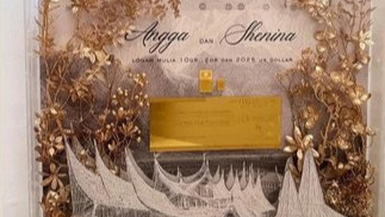 Angga Yunanda & Shenina Cinnamon Resmi Menikah dengan Adat Minang, Mas Kawin Emas dan Uang Dollar Jadi Sorotan