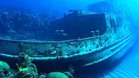 Kuburan kapal karam di Segitiga Bermuda (Facebook/Dive Bermuda)