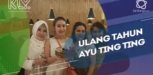 Ayu Ting Ting tak menyangka mendapat kejutan dari penggermar setianya.