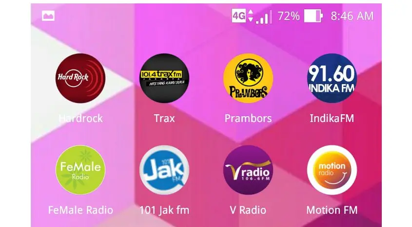 Ilustrasi: Aplikasi radio di smartphone