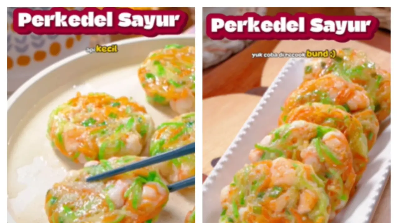 Resep perkedel sayur/Instagram @radigafams