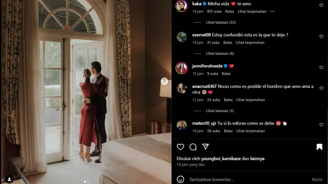 Mantan Istri Ceraikan karena Terlalu Sempurna, Kaka Beri Respons Lewat Instagram
