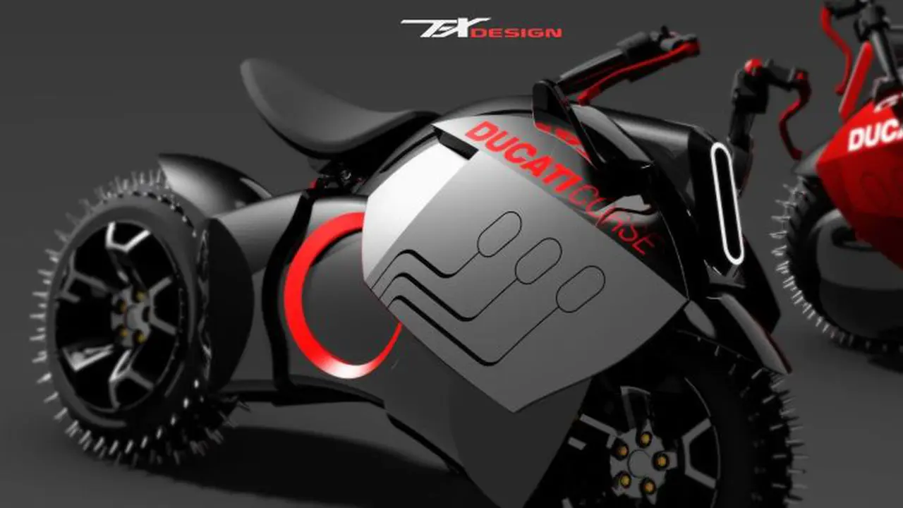 Begini Jadinya Jika Ducati Ciptakan Sepeda Motor Listrik