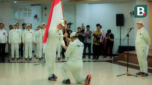 Pengukuhan tim Indonesia untuk SEA Games 2025