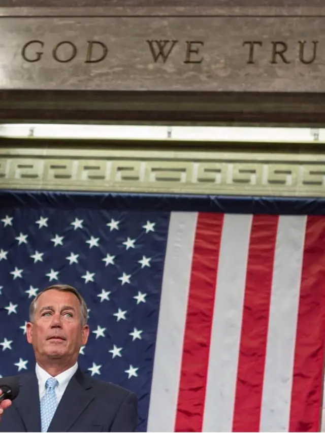 Mantan Ketua DPR Amerika Serikat (AS) John Boehner. (Instagram/@speakerboehner)