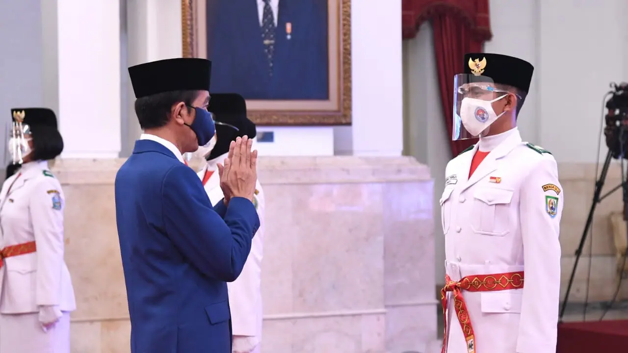 Paskibraka 2020, Paskibraka, Paskibraka Nasional, HUT ke-75 RI, HUT RI ke-75, Sudrajat Prawijaya