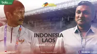 Sea Games 2019 - Sepak Bola - Indonesia Vs Laos - Duel Pelatih (Bola.com/Adreanus Titus)