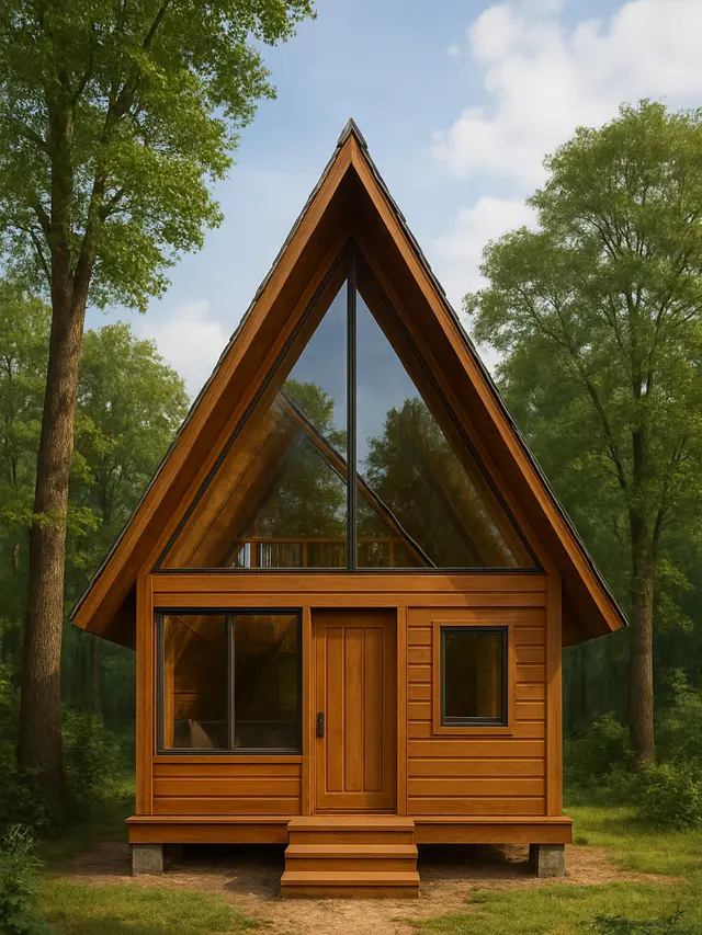 Desain Rumah Kayu Sederhana (images by Chatgpt)