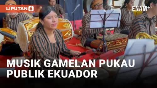 VIDEO: Alunan Musik Gamelan Meriahkan Festival Internacional de Artes Vivas 2023 di Ekuador