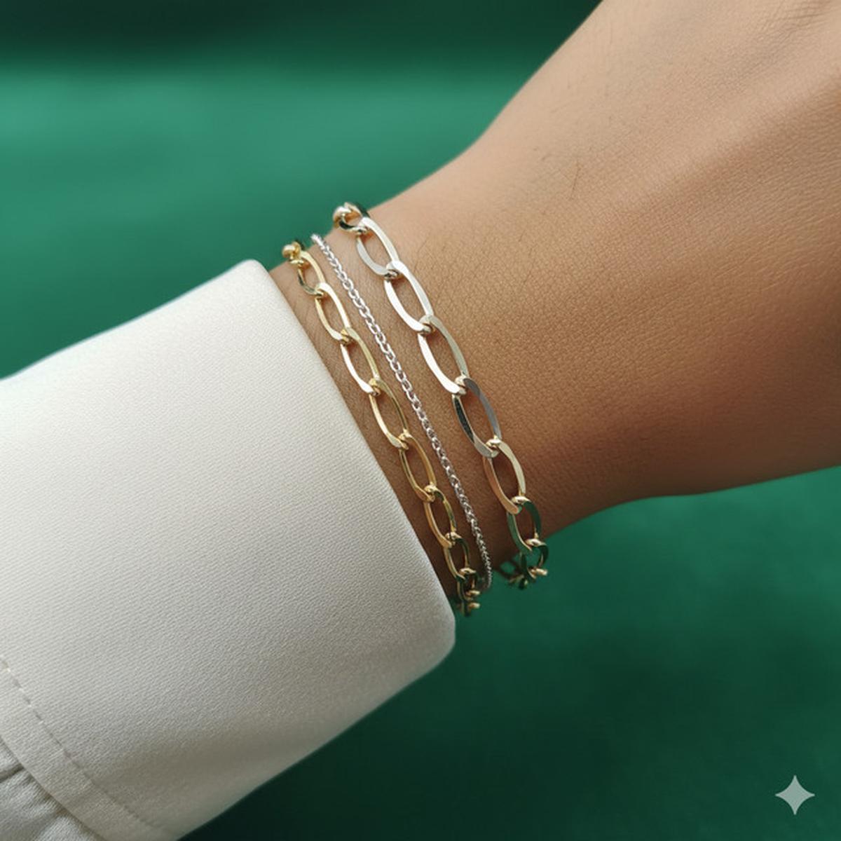 7 Model Gelang Emas Rantai Elegan Untuk Hari Raya, Tampil Memukau
