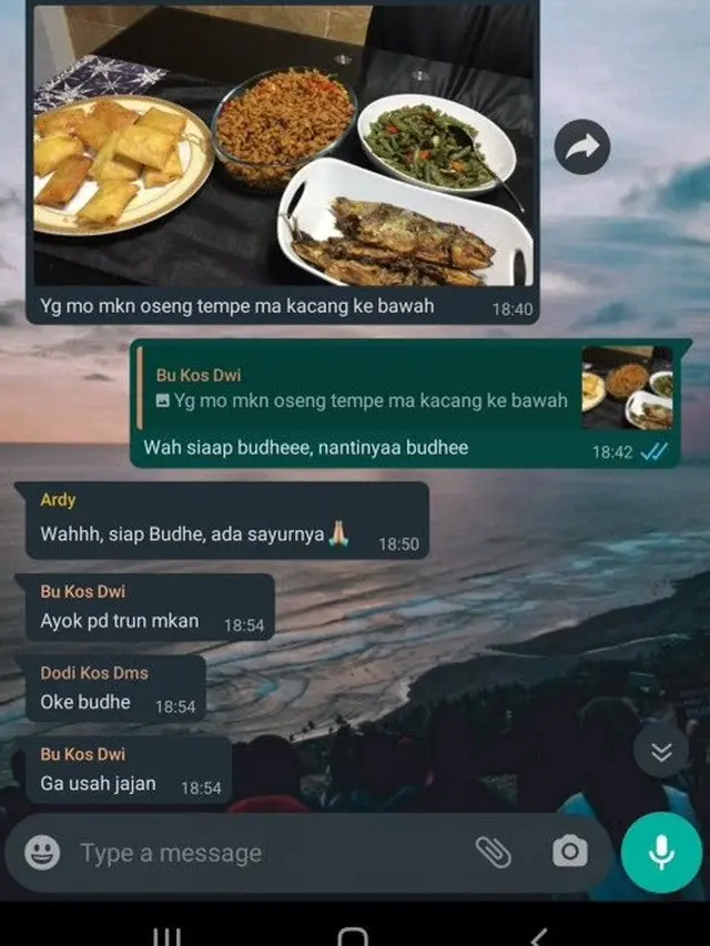 6 Potret Chat Ibu Kos Bagi-bagi Makanan Gratis, Idaman Banget