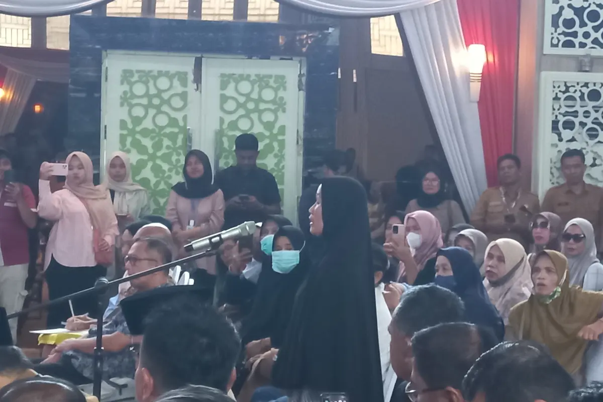 Suasana pertemuan membahas polemik hauling dan stockpile batu bara di Kota Jambi