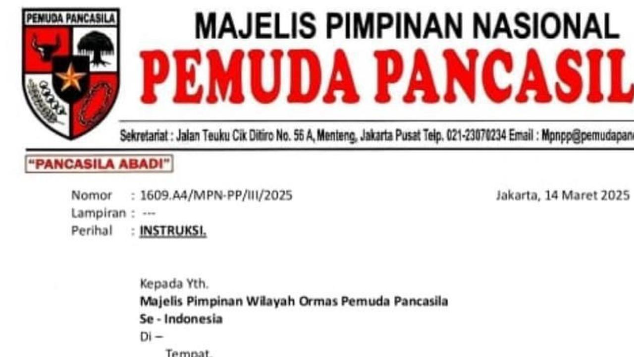 Ketua Pemuda Pancasila Larang Seluruh Kadernya Minta Pungutan THR