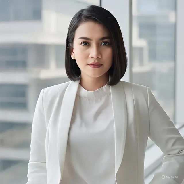 10. Sleek Angled Bob (Bob Sudut Tajam)