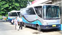 Bus Transpakuan, Rabu (26/4/2017). (Liputan6.com/Achmad Sudarno)