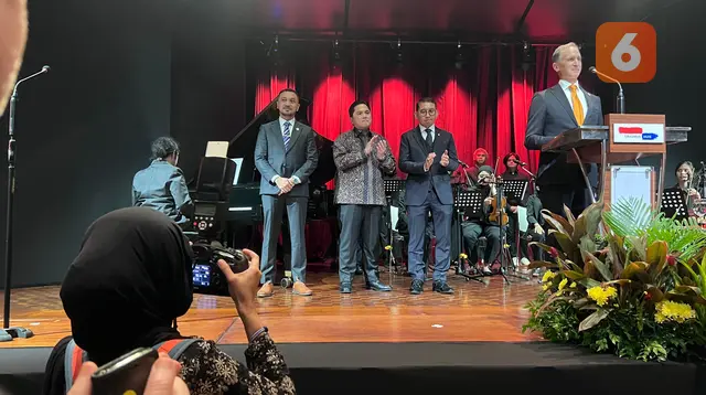 Duta Besar Belanda untuk Indonesia Marc Gerritsen di Perayaan King's Day, Selasa (29/4/2025). (Liputan6.com/Tanti Yulianingsih)