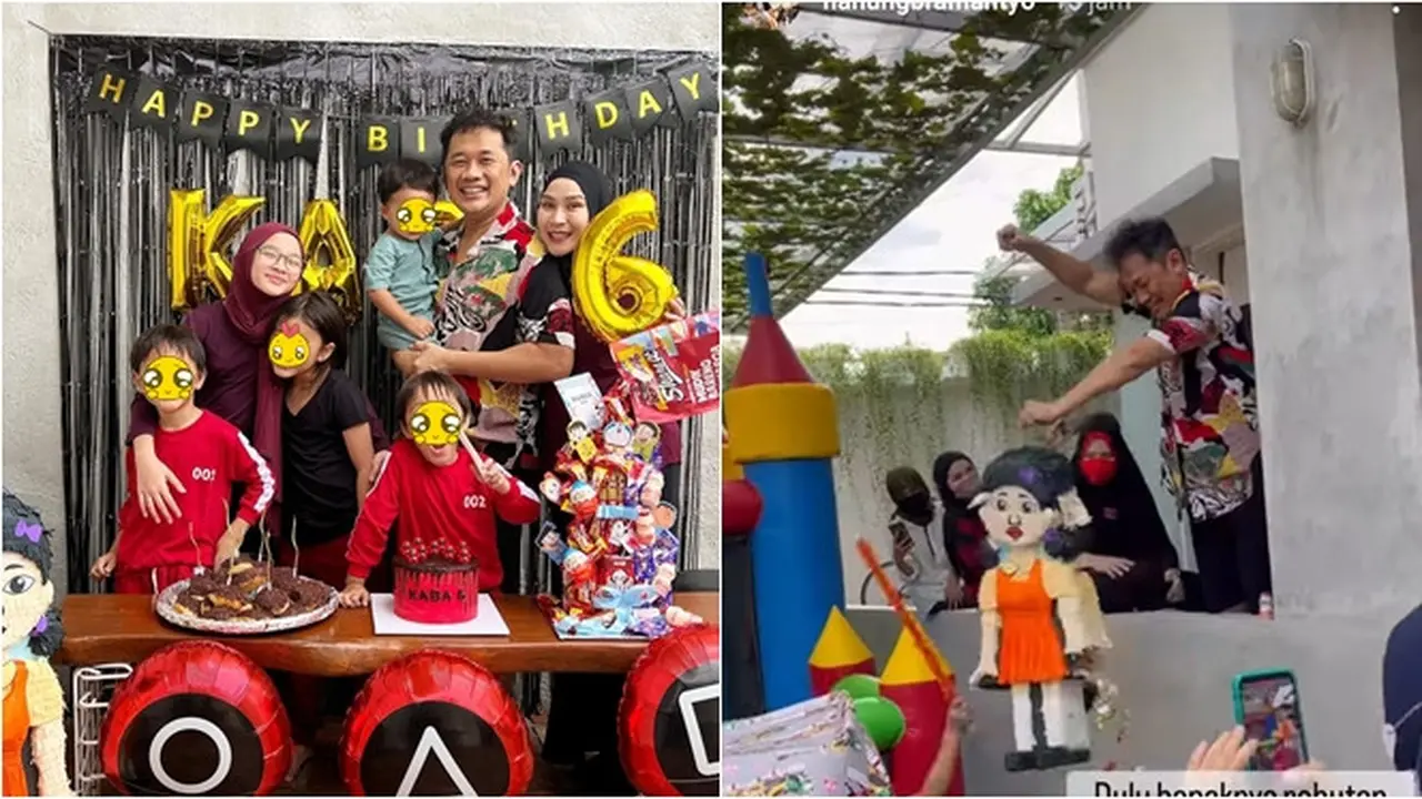 6 Potret Zaskia Adya Mecca dan Hanung Bramantyo Rayakan Ultah Anak, Tampil Kompak