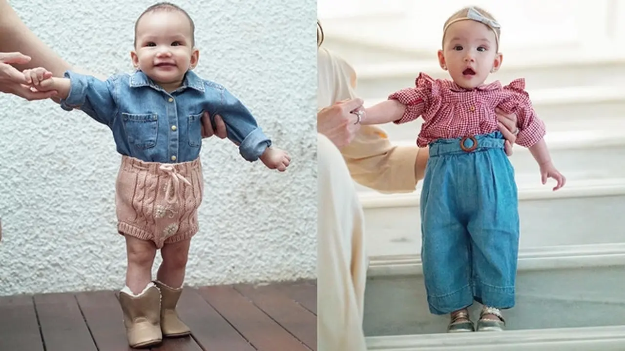 6 Gaya OOTD Claire Herbowo Anak Shandy Aulia, Menggemaskan