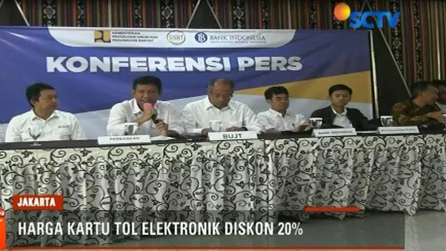 Ada Diskon Pembelian Kartu Tol Elektronik Hingga Akhir Oktober 2017