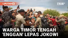 Paspampres Kewalahan! Jaga Jokowi saat Berangkat dari Timor Tengah Utara