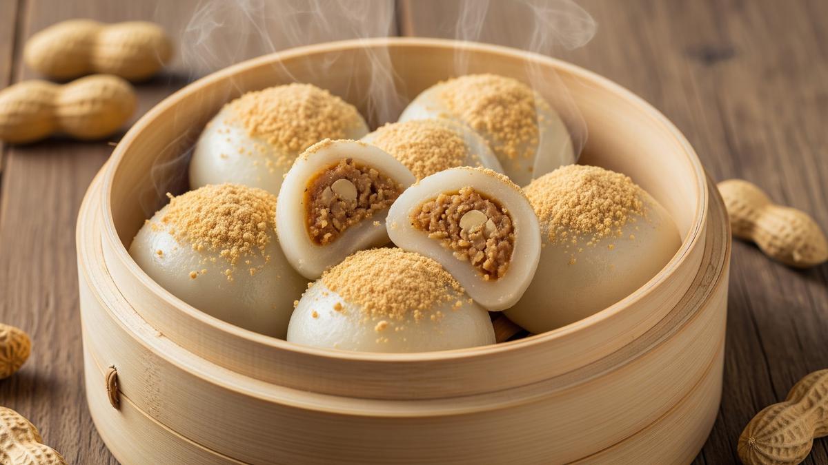 Resep Mochi Kukus Isi Kacang Tanah yang Lembut dan Kenyal, Dijamin Nagih