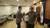 Wakil Menteri Perdagangan Jerry Sambuaga bertemu dengan Wamendes Budie Arie (dok: Kemendag)