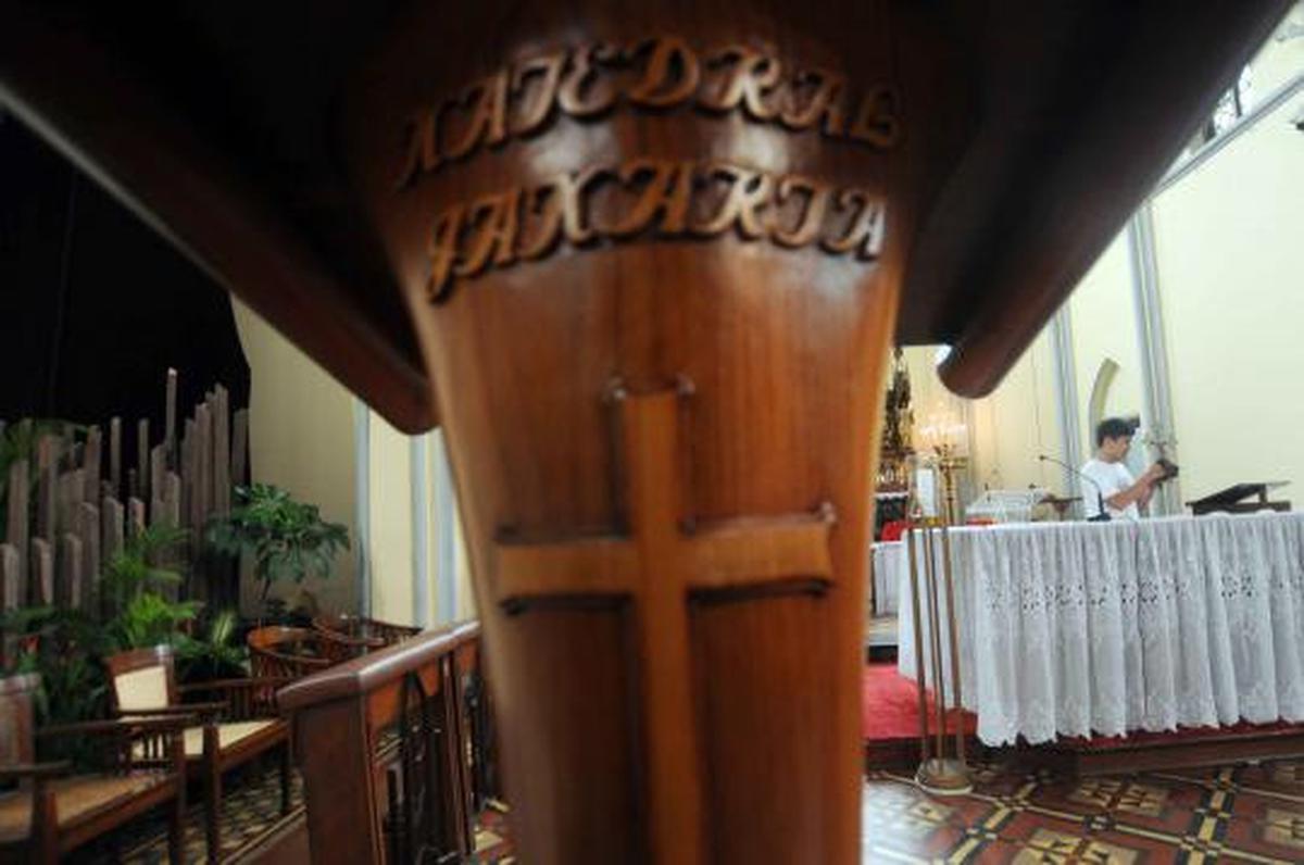 Jelang Natal, Gereja Katedral dipercantik