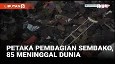 Tragedi menimpa warga Yaman yang sedang mengantre pembagian sembako. Sedikitnya 85 tewas akibat berdesakan dan terinjak-injak.