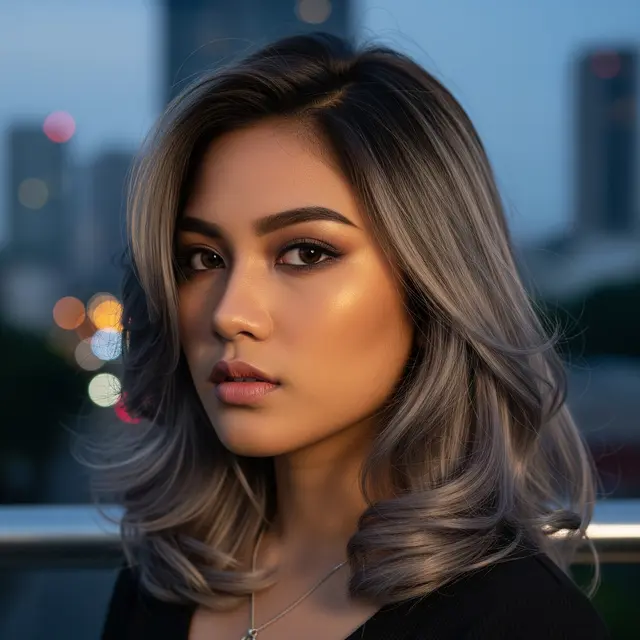 Rambut Pirang Ash Brown