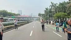 Jalan Gatot Subroto Depan DPR Ditutup Jelang Demo 27 Agustus