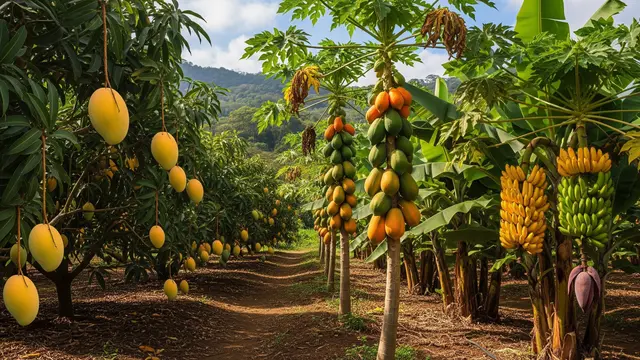 Kebun Buah Kombinasi yang Cepat Panen