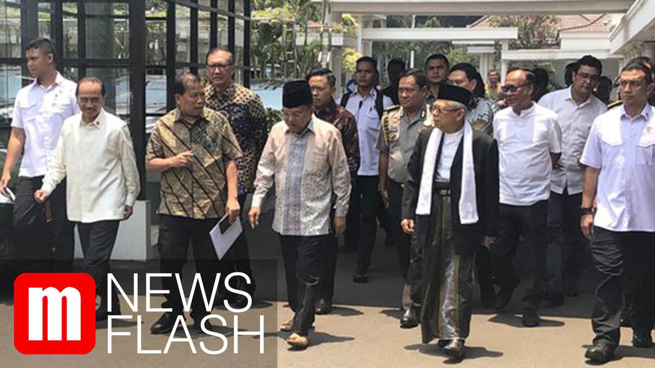 VIDEO: Salat Jumat di Istana Wapres, Ma'ruf Amin Dapat  PR Dari Jusuf Kalla