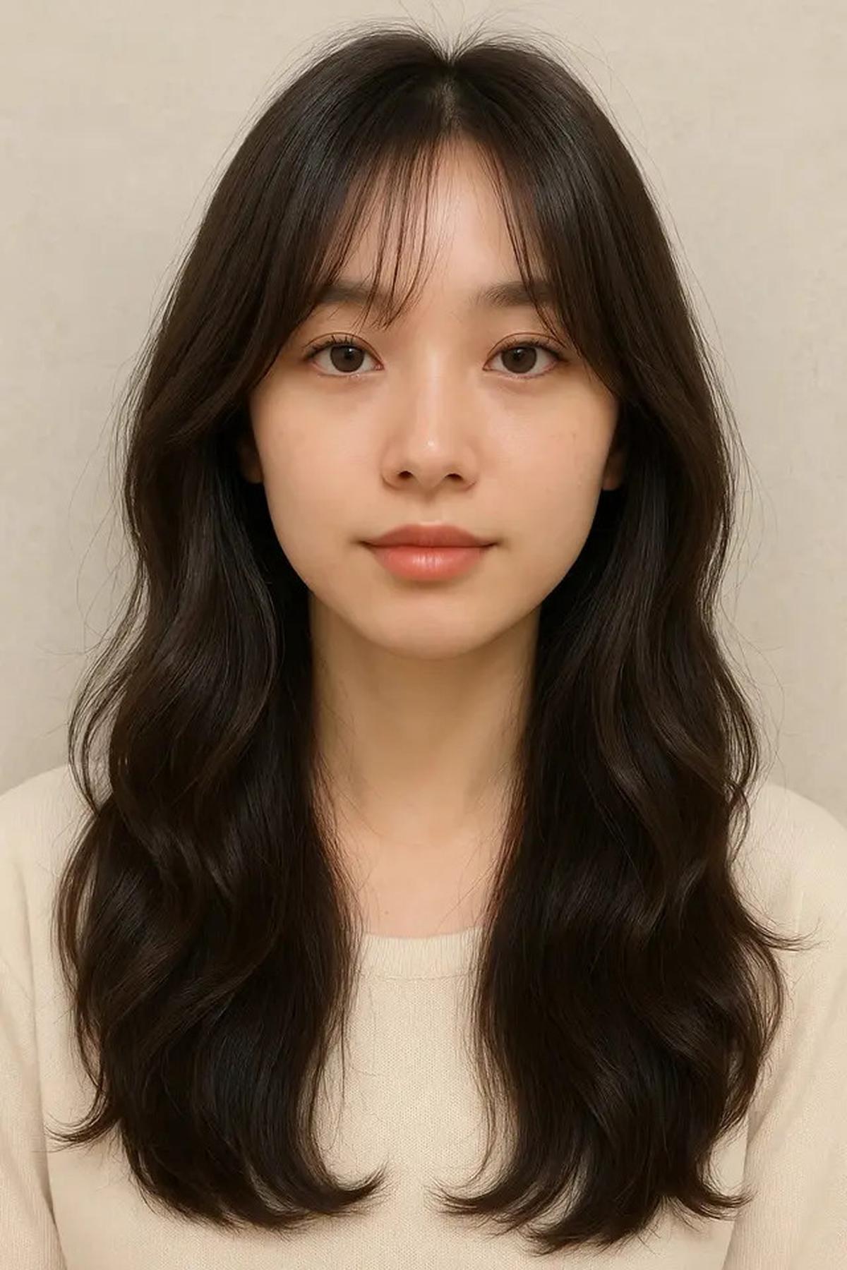 7 Model Rambut Tipis dengan Soft Waves Ala Korea 2025 yang Bikin Volume Natural