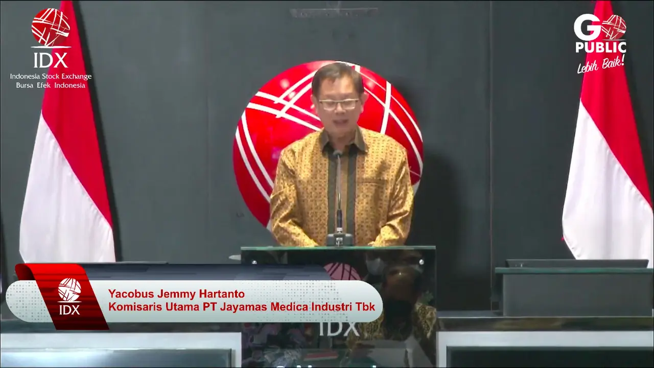 PT Jayamas Medica Industri Tbk atau OneMed resmi mencatatkan sahamnya di Bursa Efek Indonesia (BEI), pada hari ini, Selasa 8 November 2022).